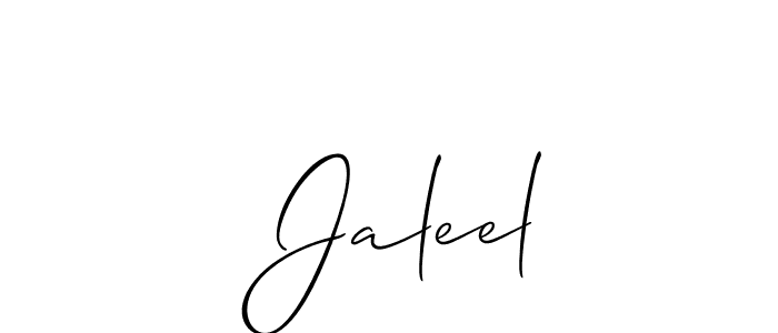  Jaleel stylish signature style. Best Handwritten Sign (Allison_Script) for my name. Handwritten Signature Collection Ideas for my name  Jaleel.  Jaleel signature style 2 images and pictures png