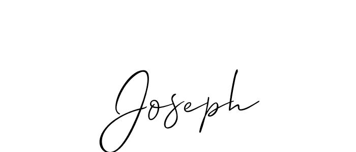 How to make  Joseph name signature. Use Allison_Script style for creating short signs online. This is the latest handwritten sign.  Joseph signature style 2 images and pictures png