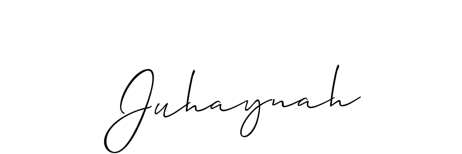 You can use this online signature creator to create a handwritten signature for the name  Juhaynah. This is the best online autograph maker.  Juhaynah signature style 2 images and pictures png