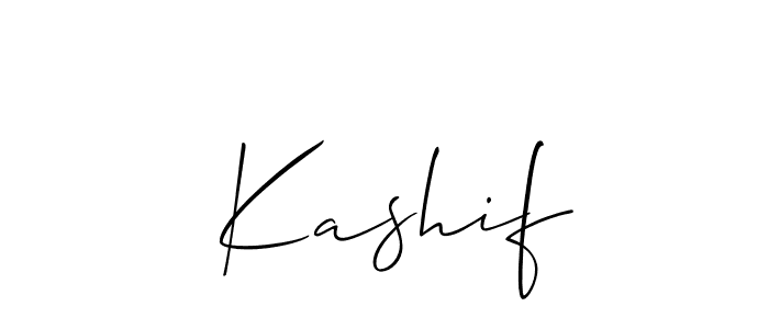 Allison_Script is a professional signature style that is perfect for those who want to add a touch of class to their signature. It is also a great choice for those who want to make their signature more unique. Get  Kashif name to fancy signature for free.  Kashif signature style 2 images and pictures png