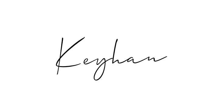 How to Draw  Keyhan signature style? Allison_Script is a latest design signature styles for name  Keyhan.  Keyhan signature style 2 images and pictures png