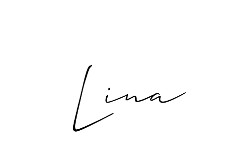 This is the best signature style for the  Lina name. Also you like these signature font (Allison_Script). Mix name signature.  Lina signature style 2 images and pictures png