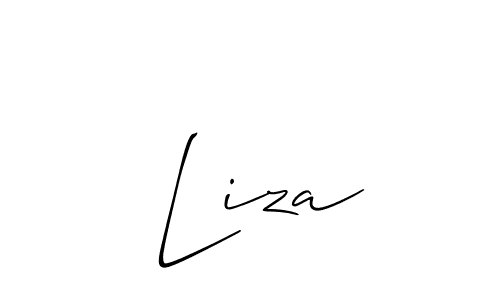 Make a beautiful signature design for name  Liza. Use this online signature maker to create a handwritten signature for free.  Liza signature style 2 images and pictures png