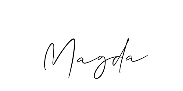 Best and Professional Signature Style for  Magda. Allison_Script Best Signature Style Collection.  Magda signature style 2 images and pictures png