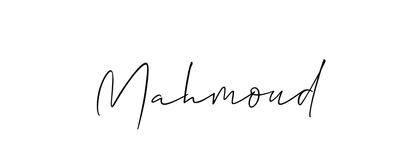 Make a beautiful signature design for name  Mahmoud. With this signature (Allison_Script) style, you can create a handwritten signature for free.  Mahmoud signature style 2 images and pictures png