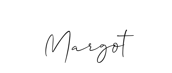 Best and Professional Signature Style for  Margot. Allison_Script Best Signature Style Collection.  Margot signature style 2 images and pictures png