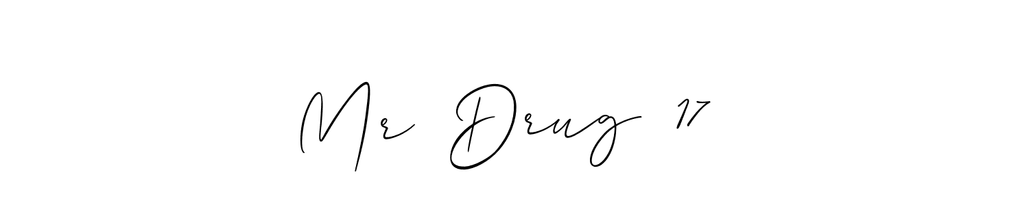 How to make  Mr  Drug  17   signature? Allison_Script is a professional autograph style. Create handwritten signature for  Mr  Drug  17   name.  Mr  Drug  17   signature style 2 images and pictures png