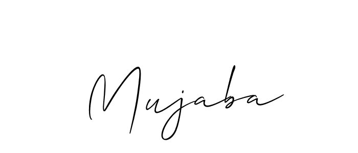 Best and Professional Signature Style for  Mujaba. Allison_Script Best Signature Style Collection.  Mujaba signature style 2 images and pictures png