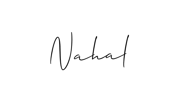 Check out images of Autograph of  Nahal name. Actor  Nahal Signature Style. Allison_Script is a professional sign style online.  Nahal signature style 2 images and pictures png