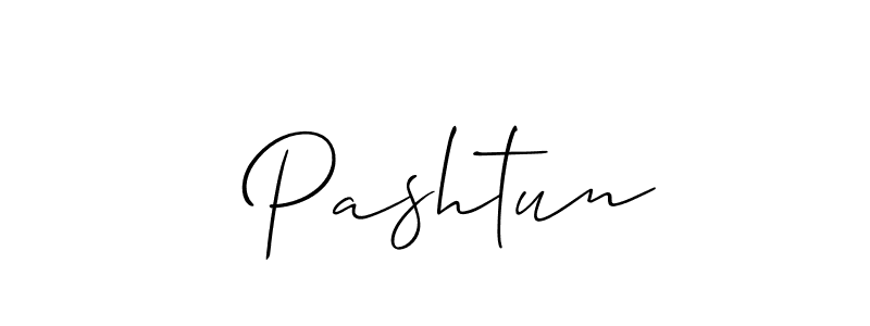 The best way (Allison_Script) to make a short signature is to pick only two or three words in your name. The name  Pashtun include a total of six letters. For converting this name.  Pashtun signature style 2 images and pictures png
