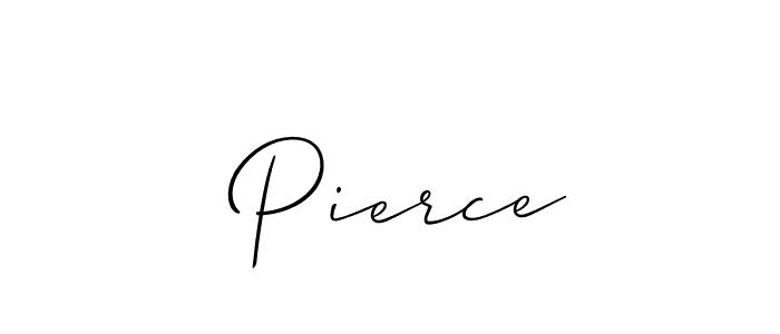 Also we have  Pierce name is the best signature style. Create professional handwritten signature collection using Allison_Script autograph style.  Pierce signature style 2 images and pictures png
