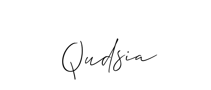 Make a beautiful signature design for name  Qudsia. Use this online signature maker to create a handwritten signature for free.  Qudsia signature style 2 images and pictures png