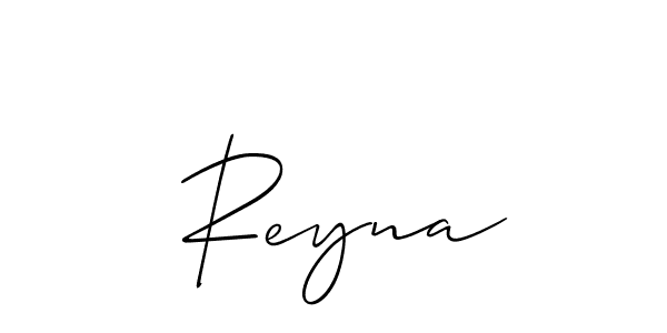  Reyna stylish signature style. Best Handwritten Sign (Allison_Script) for my name. Handwritten Signature Collection Ideas for my name  Reyna.  Reyna signature style 2 images and pictures png