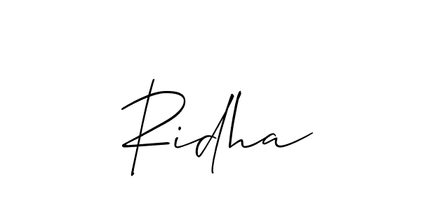 How to Draw  Ridha signature style? Allison_Script is a latest design signature styles for name  Ridha.  Ridha signature style 2 images and pictures png