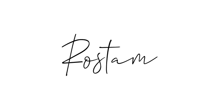 Check out images of Autograph of  Rostam name. Actor  Rostam Signature Style. Allison_Script is a professional sign style online.  Rostam signature style 2 images and pictures png