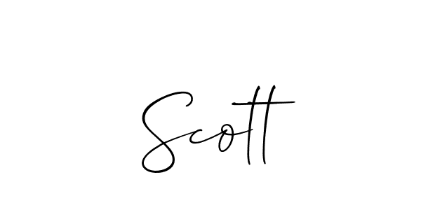 Also we have  Scott name is the best signature style. Create professional handwritten signature collection using Allison_Script autograph style.  Scott signature style 2 images and pictures png