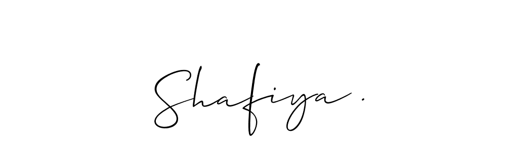 Check out images of Autograph of  Shafiya . name. Actor  Shafiya . Signature Style. Allison_Script is a professional sign style online.  Shafiya . signature style 2 images and pictures png