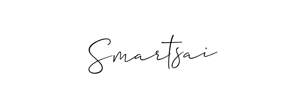 Use a signature maker to create a handwritten signature online. With this signature software, you can design (Allison_Script) your own signature for name  Smartsai .  Smartsai  signature style 2 images and pictures png