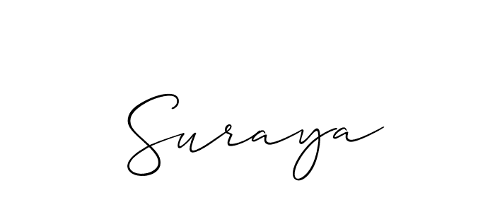 if you are searching for the best signature style for your name  Suraya. so please give up your signature search. here we have designed multiple signature styles  using Allison_Script.  Suraya signature style 2 images and pictures png