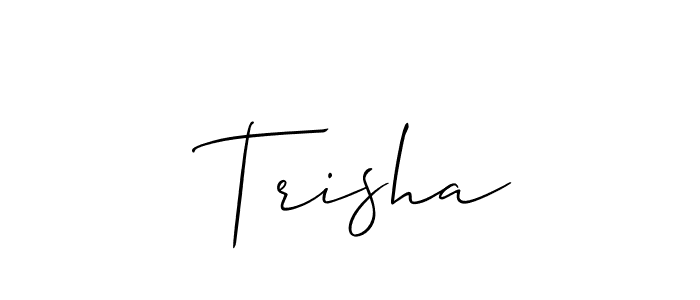 Best and Professional Signature Style for  Trisha. Allison_Script Best Signature Style Collection.  Trisha signature style 2 images and pictures png