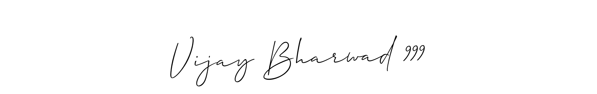 Best and Professional Signature Style for  Vijay Bharwad 999 . Allison_Script Best Signature Style Collection.  Vijay Bharwad 999  signature style 2 images and pictures png