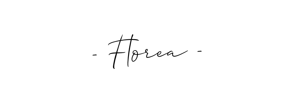 It looks lik you need a new signature style for name - Florea -. Design unique handwritten (Allison_Script) signature with our free signature maker in just a few clicks. - Florea - signature style 2 images and pictures png