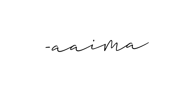 Also You can easily find your signature by using the search form. We will create -aaima name handwritten signature images for you free of cost using Allison_Script sign style. -aaima signature style 2 images and pictures png