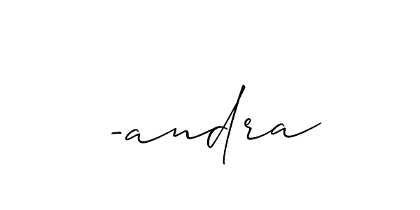 Check out images of Autograph of -andra name. Actor -andra Signature Style. Allison_Script is a professional sign style online. -andra signature style 2 images and pictures png