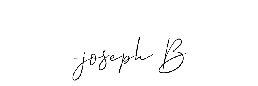 Make a beautiful signature design for name -joseph B. Use this online signature maker to create a handwritten signature for free. -joseph B signature style 2 images and pictures png