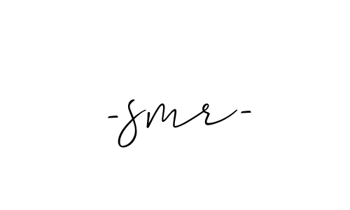 -smr- stylish signature style. Best Handwritten Sign (Allison_Script) for my name. Handwritten Signature Collection Ideas for my name -smr-. -smr- signature style 2 images and pictures png