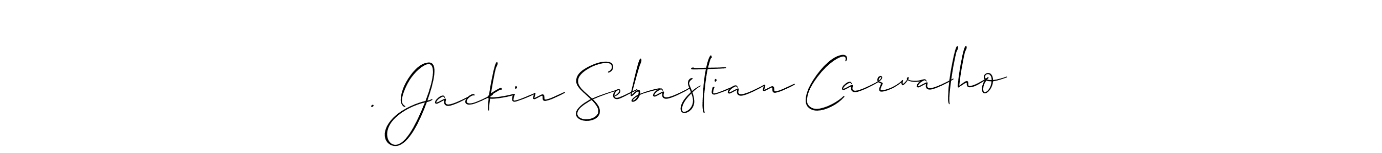 The best way (Allison_Script) to make a short signature is to pick only two or three words in your name. The name . Jackin Sebastian Carvalho include a total of six letters. For converting this name. . Jackin Sebastian Carvalho signature style 2 images and pictures png