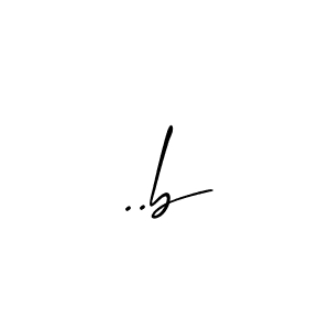 How to make ..b name signature. Use Allison_Script style for creating short signs online. This is the latest handwritten sign. ..b signature style 2 images and pictures png