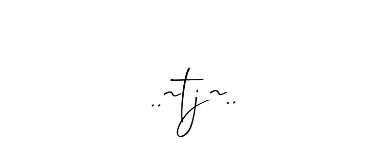 Use a signature maker to create a handwritten signature online. With this signature software, you can design (Allison_Script) your own signature for name ..~tj~... ..~tj~.. signature style 2 images and pictures png