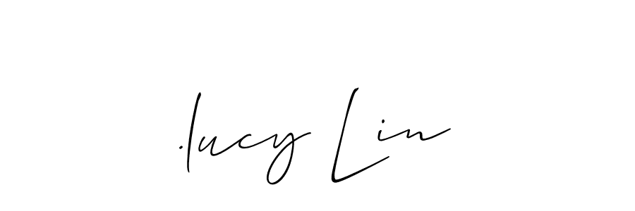 It looks lik you need a new signature style for name .lucy Lin. Design unique handwritten (Allison_Script) signature with our free signature maker in just a few clicks. .lucy Lin signature style 2 images and pictures png