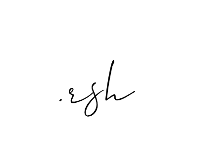 How to make .rsh signature? Allison_Script is a professional autograph style. Create handwritten signature for .rsh name. .rsh signature style 2 images and pictures png