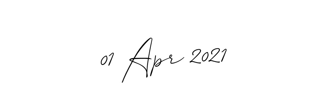 Make a beautiful signature design for name 01 Apr 2021. With this signature (Allison_Script) style, you can create a handwritten signature for free. 01 Apr 2021 signature style 2 images and pictures png