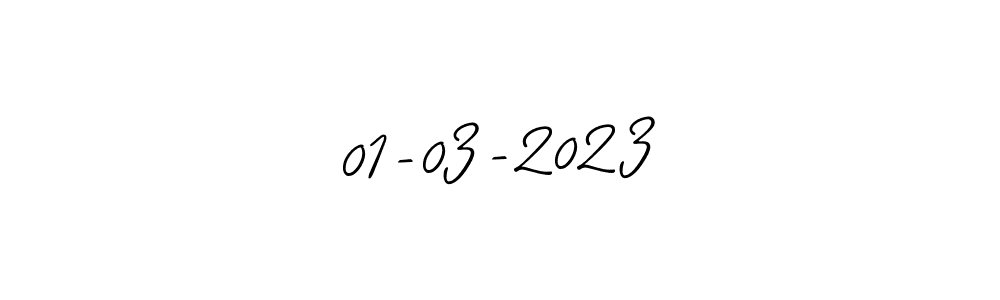 The best way (Allison_Script) to make a short signature is to pick only two or three words in your name. The name 01-03-2023 include a total of six letters. For converting this name. 01-03-2023 signature style 2 images and pictures png