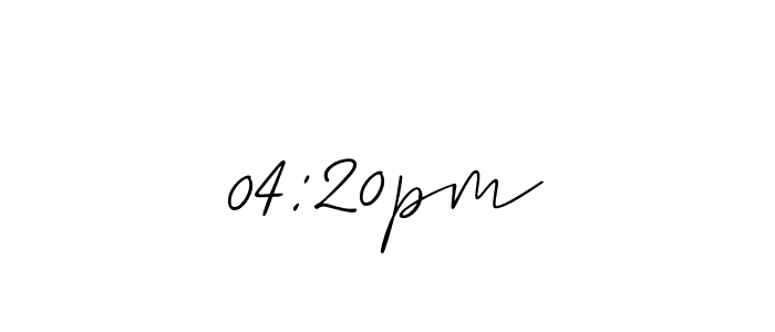 Also we have 04:20pm name is the best signature style. Create professional handwritten signature collection using Allison_Script autograph style. 04:20pm signature style 2 images and pictures png