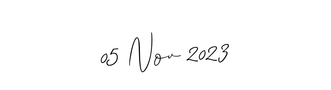 Design your own signature with our free online signature maker. With this signature software, you can create a handwritten (Allison_Script) signature for name 05 Nov 2023. 05 Nov 2023 signature style 2 images and pictures png