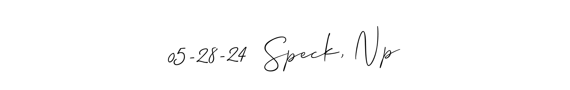 Use a signature maker to create a handwritten signature online. With this signature software, you can design (Allison_Script) your own signature for name 05-28-24  Speck, Np. 05-28-24  Speck, Np signature style 2 images and pictures png