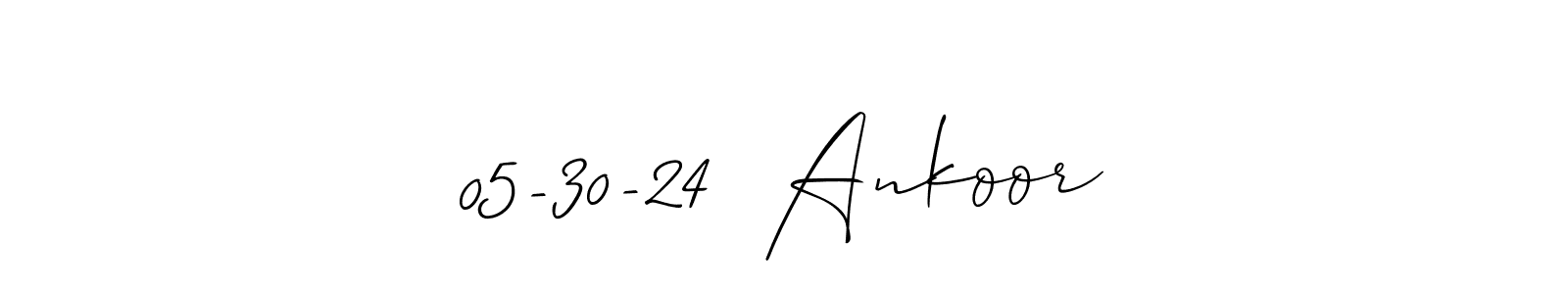 It looks lik you need a new signature style for name 05-30-24  Ankoor. Design unique handwritten (Allison_Script) signature with our free signature maker in just a few clicks. 05-30-24  Ankoor signature style 2 images and pictures png