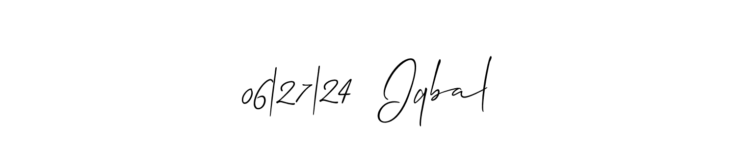 You can use this online signature creator to create a handwritten signature for the name 06|27|24  Iqbal. This is the best online autograph maker. 06|27|24  Iqbal signature style 2 images and pictures png