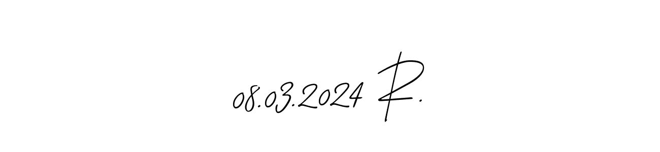 if you are searching for the best signature style for your name 08.03.2024 R.. so please give up your signature search. here we have designed multiple signature styles  using Allison_Script. 08.03.2024 R. signature style 2 images and pictures png