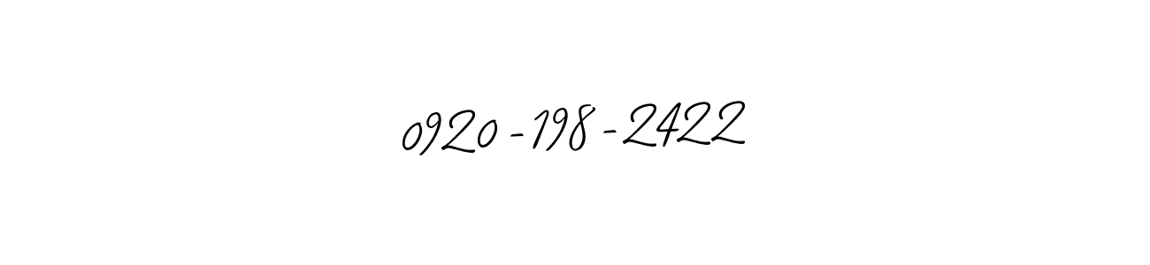 Make a beautiful signature design for name 0920-198-2422. Use this online signature maker to create a handwritten signature for free. 0920-198-2422 signature style 2 images and pictures png