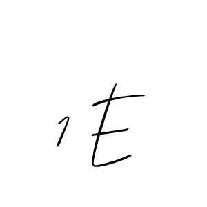 Similarly Allison_Script is the best handwritten signature design. Signature creator online .You can use it as an online autograph creator for name 1 E. 1 E signature style 2 images and pictures png
