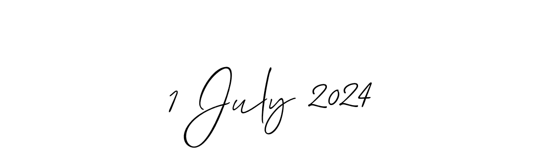 Create a beautiful signature design for name 1 July 2024. With this signature (Allison_Script) fonts, you can make a handwritten signature for free. 1 July 2024 signature style 2 images and pictures png