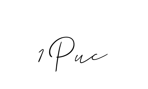 You can use this online signature creator to create a handwritten signature for the name 1 Puc. This is the best online autograph maker. 1 Puc signature style 2 images and pictures png