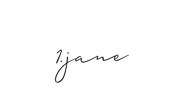 How to Draw 1.jane signature style? Allison_Script is a latest design signature styles for name 1.jane. 1.jane signature style 2 images and pictures png