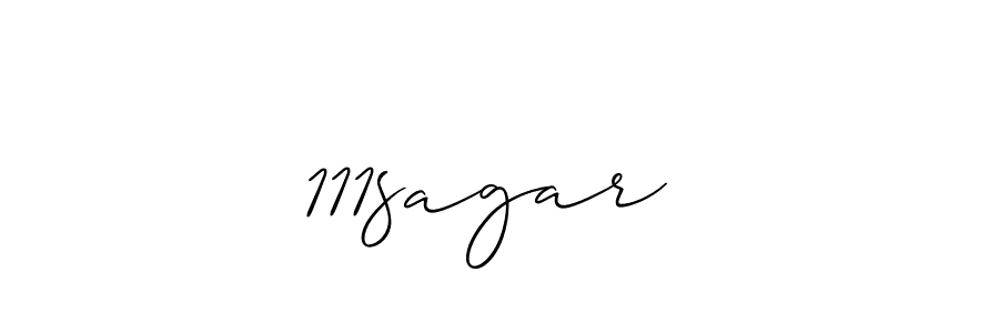 Make a short 111sagar  signature style. Manage your documents anywhere anytime using Allison_Script. Create and add eSignatures, submit forms, share and send files easily. 111sagar  signature style 2 images and pictures png