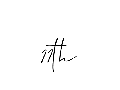 Create a beautiful signature design for name 11th. With this signature (Allison_Script) fonts, you can make a handwritten signature for free. 11th signature style 2 images and pictures png